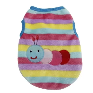 Sleeveless Rainbow Fleece