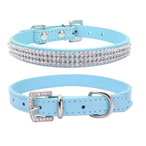 Rhinestone Collar- Blue