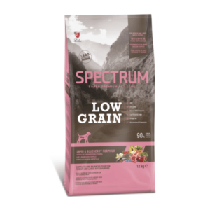 SPECTRUM LOW GRAIN ADULT DOG FOOD LAMB & BLUEBERRY MEDIUM-LARGE BREED (12kg)