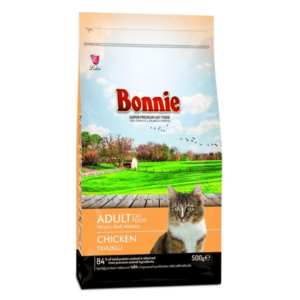 BONNIE ADULT CAT FOOD (CHICKEN 0.5kg)