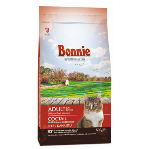 BONNIE ADULT CAT FOOD (COCKTAIL 500g)