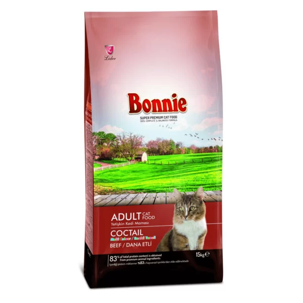 BONNIE ADULT CAT FOOD (COCKTAIL 1.5kg)