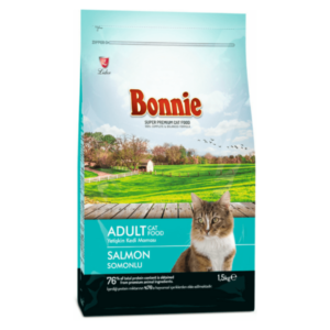 BONNIE ADULT CAT FOOD (SALMON 1.5kg)