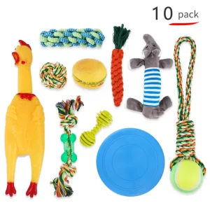 10 Pack Dog toys
