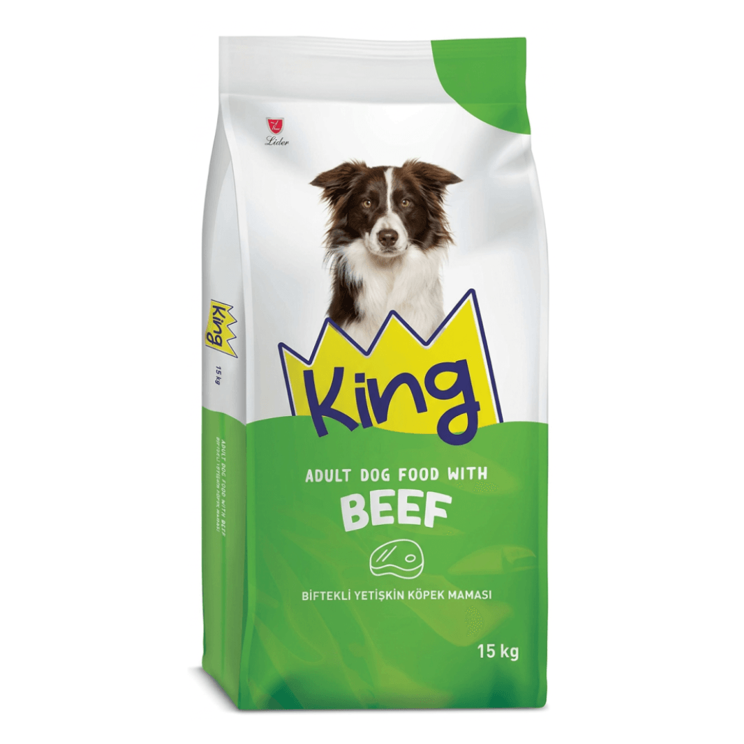 KING PLUS ADULT DOG FOOD (BEEF 15KG)