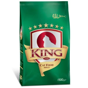 KING PLUS ADULT CAT FOOD FISH - 1.5KG