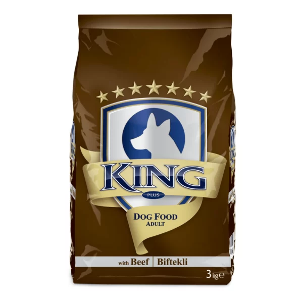 KING PLUS ADULT DOG FOOD (BEEF 3KG)