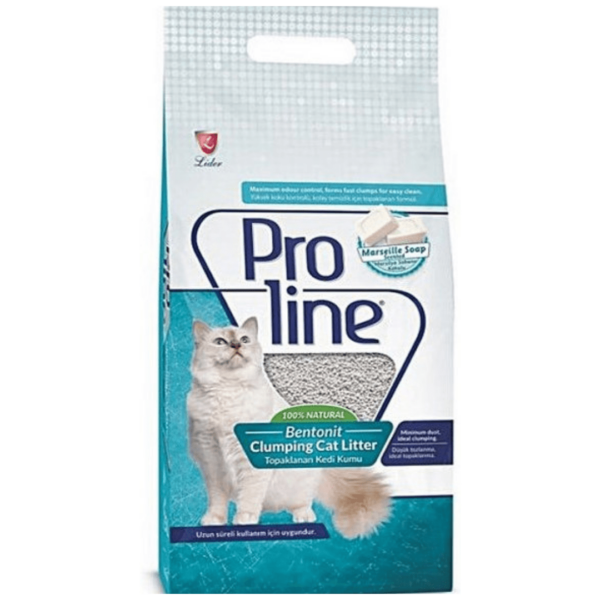 PROLINE BENTONITE CLUMPING CAT LITTER - MARSEILLE SOAP SCENT 10L
