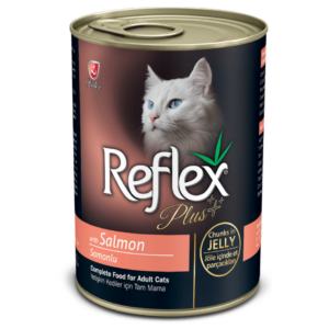 REFLEX PLUS CANNED CAT FOOD (WITH SALMON 400G) - IN JELLY
