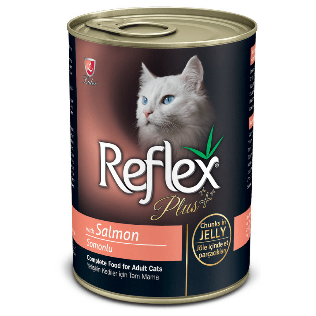 REFLEX PLUS CANNED CAT FOOD (WITH SALMON 400G) - IN JELLY