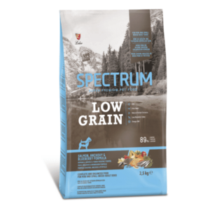SPECTRUM LOW GRAIN SMALL BREED DOG SALMON & ANCHOVY 2.5kg