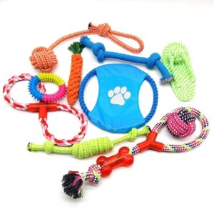 10 PACK COTTON ROPE TOYS
