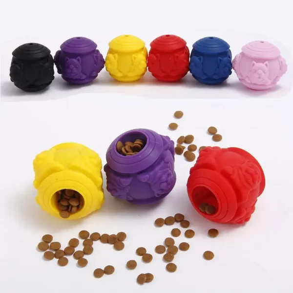 Leak Feeding Rubber Toy