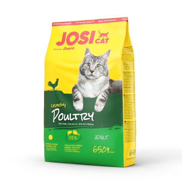 JOSICAT CRUNCHY POULTRY CAT FOOD (650g)