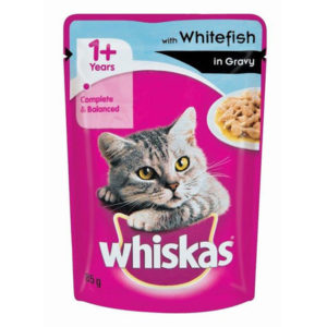 Whiskas Pouch Adult - Whitefish in Gravy 85g