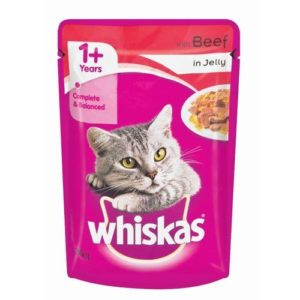 Whiskas Pouch Adult - Beef in Jelly 85g