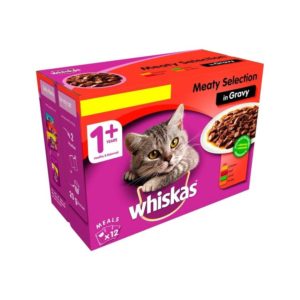 Whiskas Pouch Adult Meat Selection in Jelly 85g