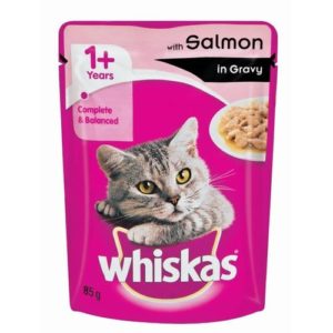 Whiskas Pouch Adult - Salmon in Gravy 85g