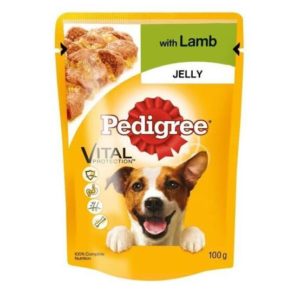 Pedigree Pouch - Lamb in Jelly 100g