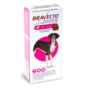 Bravecto Chewable Tablet For Dogs – 40 To 56 kg, 1 Treatment