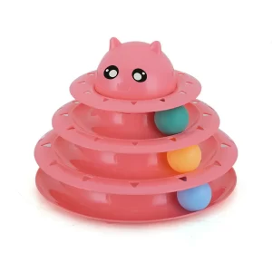 4-Layer Spinning Ball Toy - Pink