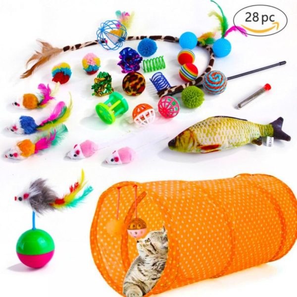 28-Piece Cat Toy Set
