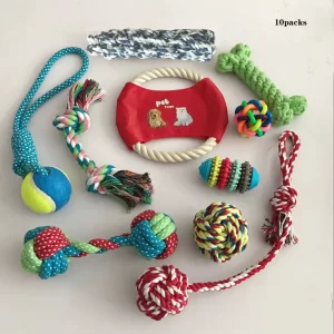 10 Pack Rope Toys