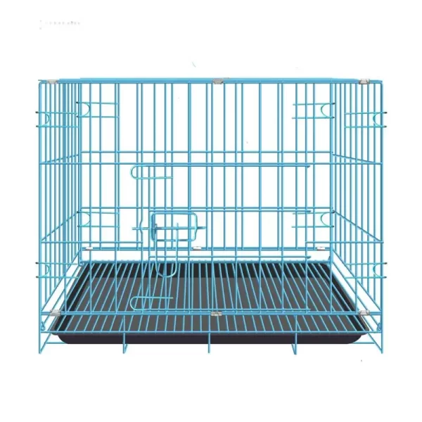 Foldable Dog Crate - Blue