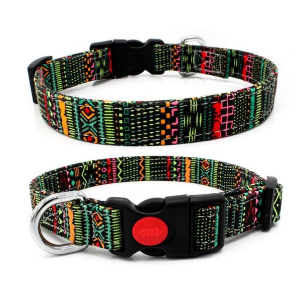 Aztec Patterned Dog Collar - Image 2