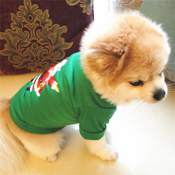 Christmas T-Shirt- Santa Green - Image 2