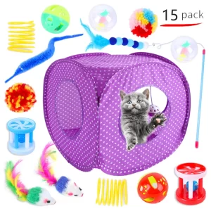 15 Piece Cat Toy Set