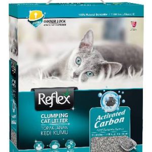 Reflex Plus Bentonite Cat Litter Active Carbon Granules- 6L