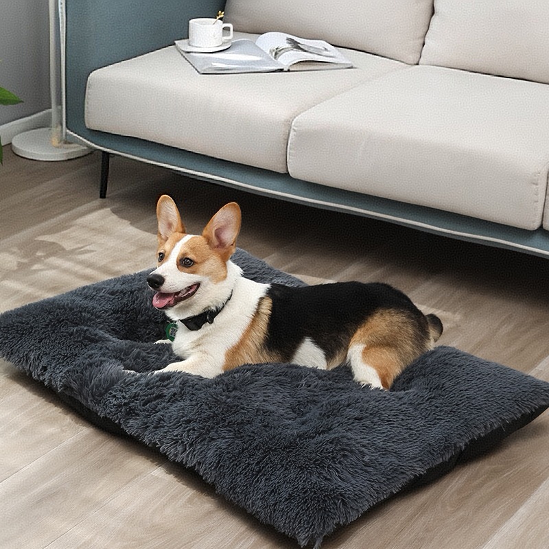 Plush Pet Mat- Grey- XXL - Image 2