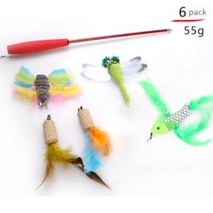 6 Pack Cat Toys