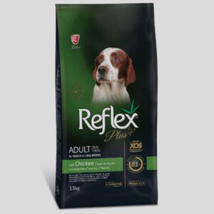 REFLEX PLUS MEDIUM LARGE BREED ADULT DOG FOOD – CHICKEN 15 KG