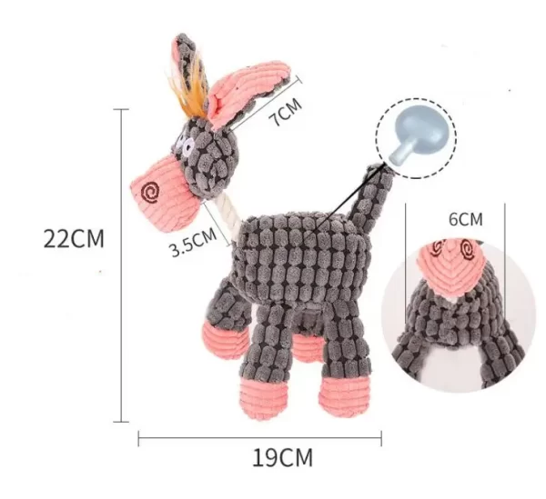 Animal Squeaky Plush Toys - Image 2