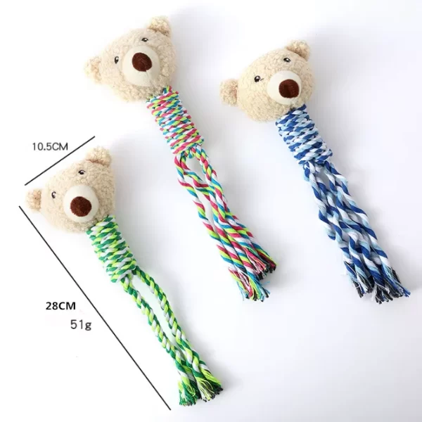 Polar Bear Rope Toy - Image 2