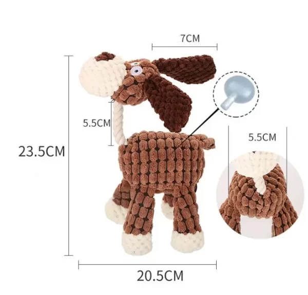 Animal Squeaky Plush Toys - Image 3