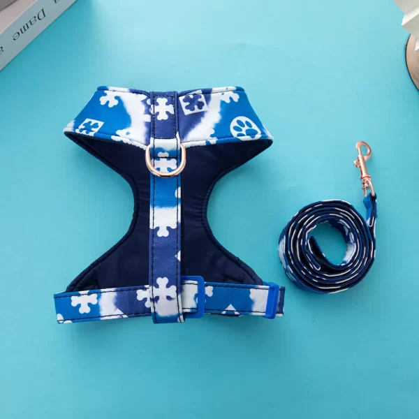 Harness with Leash - Blue - Image 3