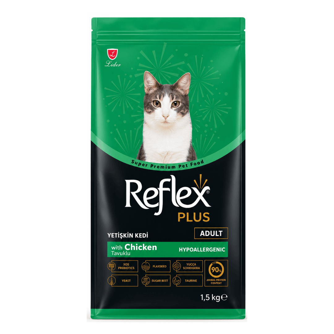 REFLEX PLUS ADULT CAT FOOD – CHICKEN 1.5KG