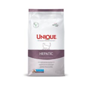 UNIQUE VETERINARY PRESCRIPTION DIET ADULT CAT HEPATIC CHICKEN & RICE 2KG.