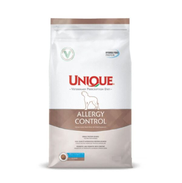 UNIQUE VETERINARY PRESCRIPTION DIET ADULT DOG ALLERGY CONTROL SALMON 3KG