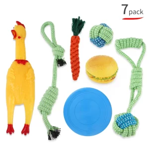 7 PACK DOG TOYS