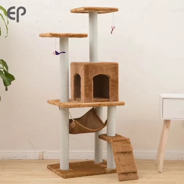 Large Brown Cat Tree