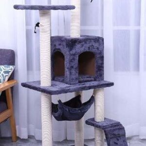 Large Dark-Grey Cat Tree