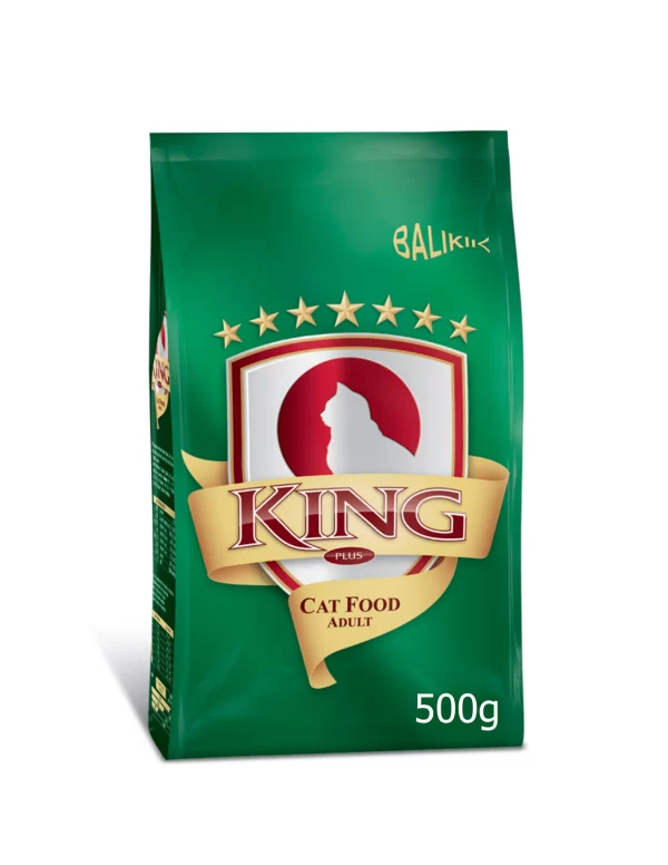 KING PLUS ADULT CAT FOOD FISH (0.5kg)