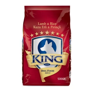 KING PLUS ADULT DOG FOOD LAMB AND RICE (0.5 KG)