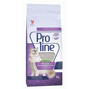 PROLINE BENTONITE CLUMPING CAT LITTER - LAVENDER SCENT 5L