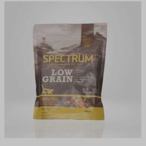 SPECTRUM LOW GRAIN ADULT CAT FOOD CHICKEN TURKEY & CRANBERRY 500GR