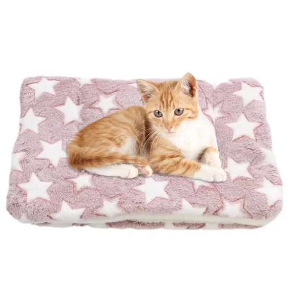 Pet Blanket - Pink Star - 81 x 62 CM - Image 2